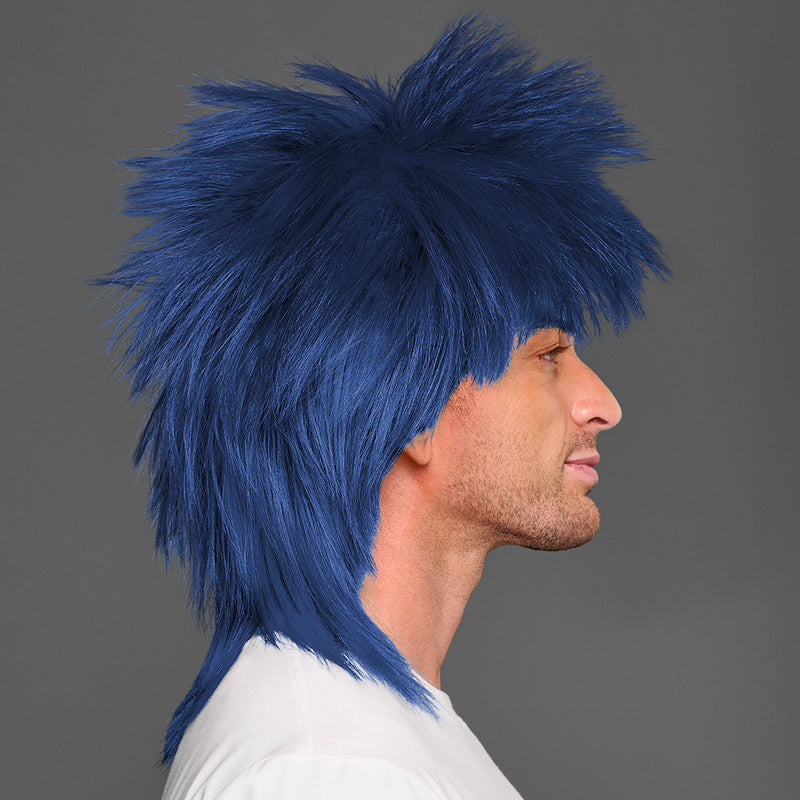SPIRIT WEAR SPIKY SPIRIT WIG IN COLOR BLUE 295