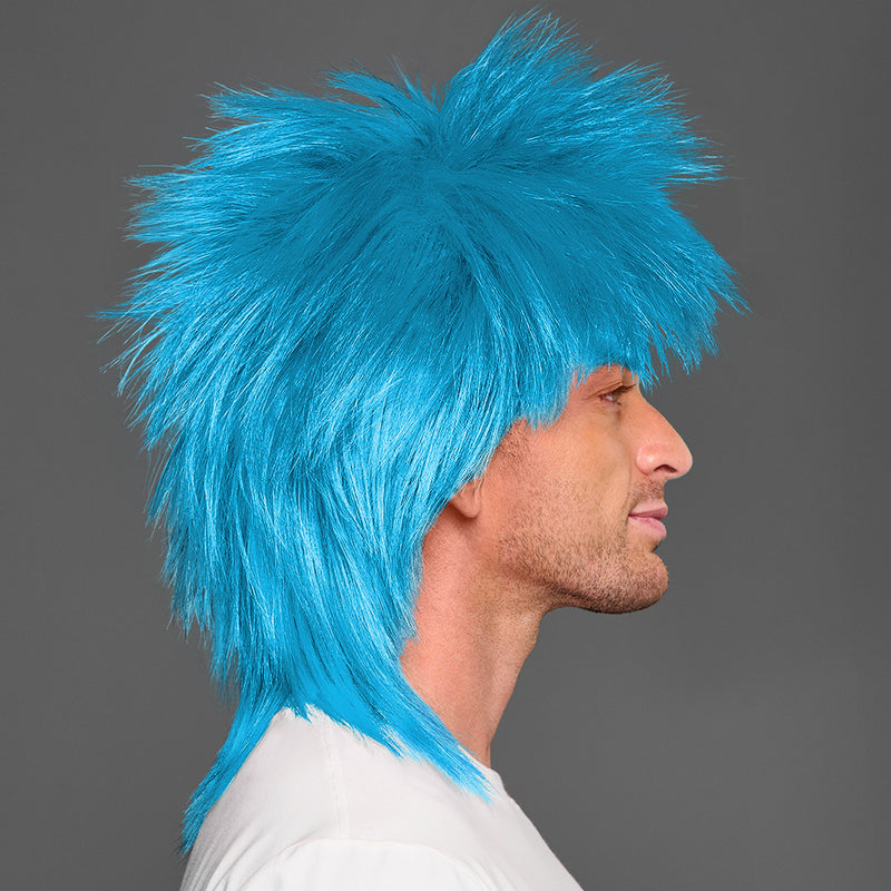 SPIRIT WEAR SPIKY SPIRIT WIG IN COLOR BLUE 298