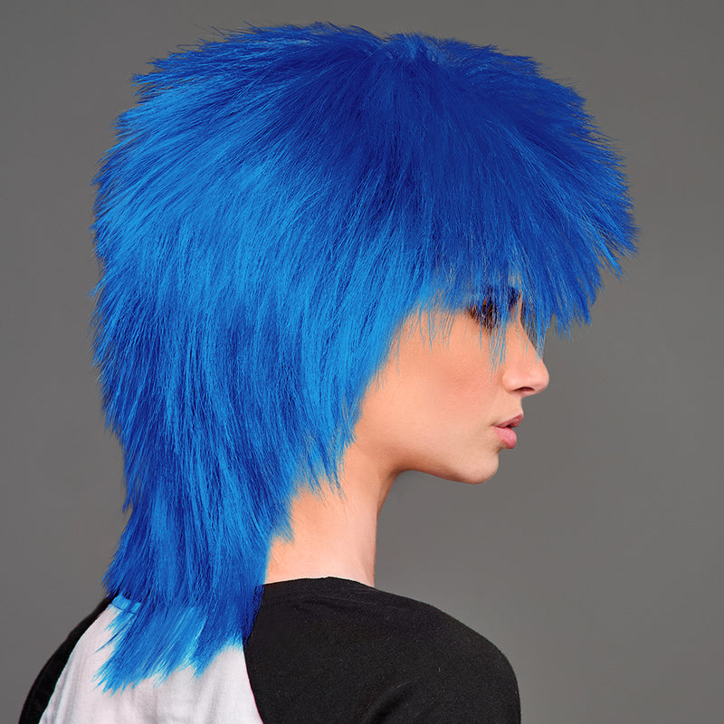 SPIRIT WEAR SPIKY SPIRIT WIG IN COLOR BLUE 300