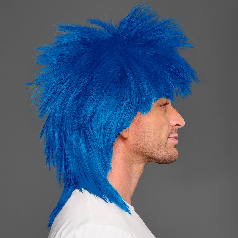 SPIRIT WEAR SPIKY SPIRIT WIG IN COLOR BLUE 300