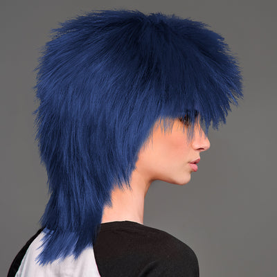 SPIRIT WEAR SPIKY SPIRIT WIG IN COLOR BLUE 533