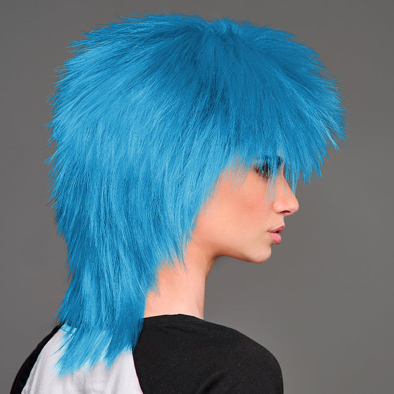 SPIRIT WEAR SPIKY SPIRIT WIG IN COLOR BLUE 542