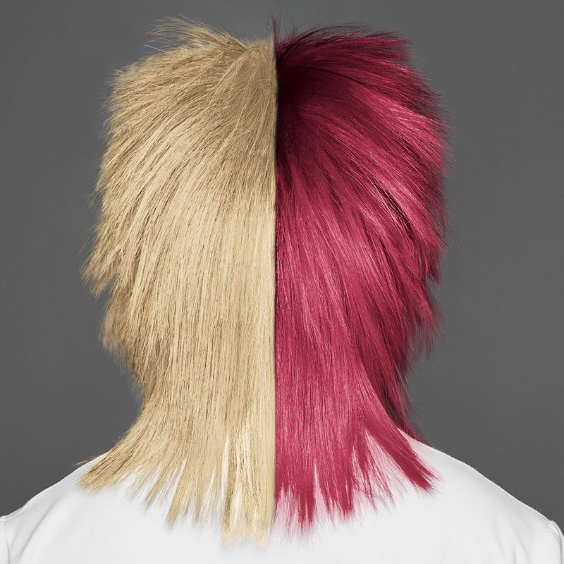 SPIRIT WEAR SPIKY SPIRIT WIG IN COLOR GARNET 195 & GOLD 7502