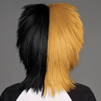 SPIRIT WEAR SPIKY SPIRIT WIG IN COLOR GOLD 124 & BLACK
