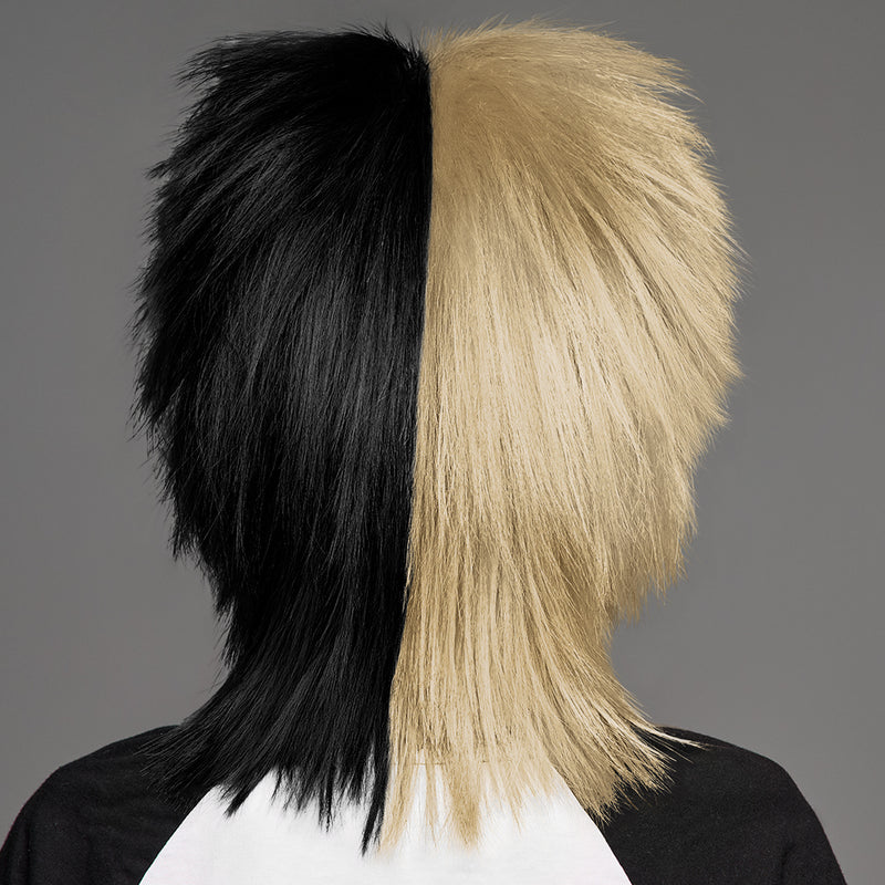 SPIRIT WEAR SPIKY SPIRIT WIG IN COLOR GOLD 7502 & BLACK