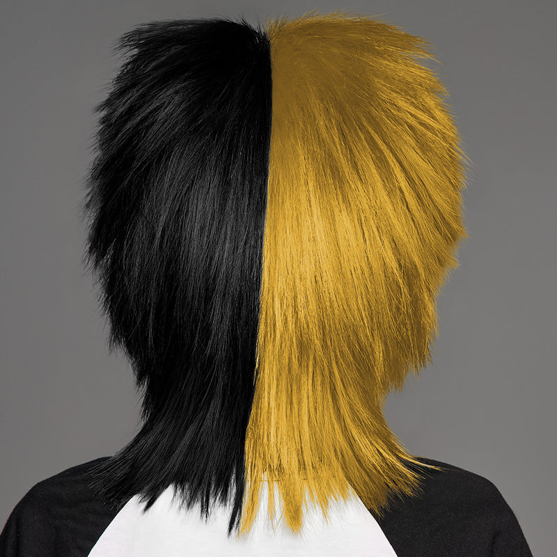 SPIRIT WEAR SPIKY SPIRIT WIG IN COLOR GOLD 8640 & BLACK