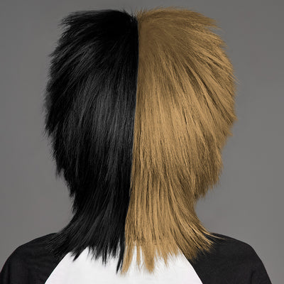 SPIRIT WEAR SPIKY SPIRIT WIG IN COLOR GOLD 873 & BLACK