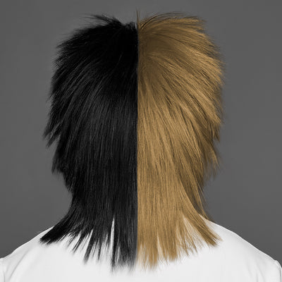 SPIRIT WEAR SPIKY SPIRIT WIG IN COLOR GOLD 873 & BLACK