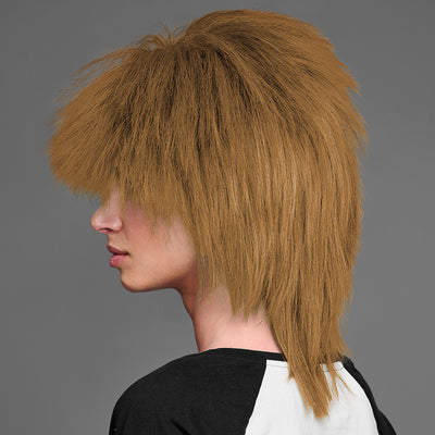 SPIRIT WEAR MVP MULLET WIG IN COLOR GOLD 874