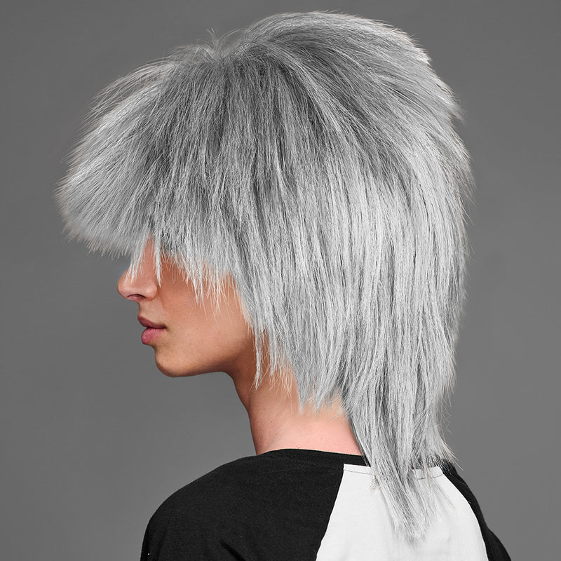 SPIRIT WEAR SPIKY SPIRIT WIG IN COLOR GRAY 427
