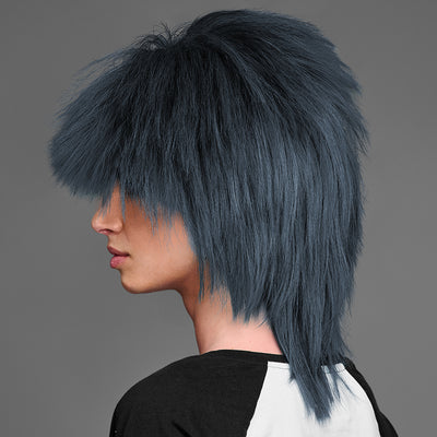SPIRIT WEAR SPIKY SPIRIT WIG IN COLOR  GRAY 432