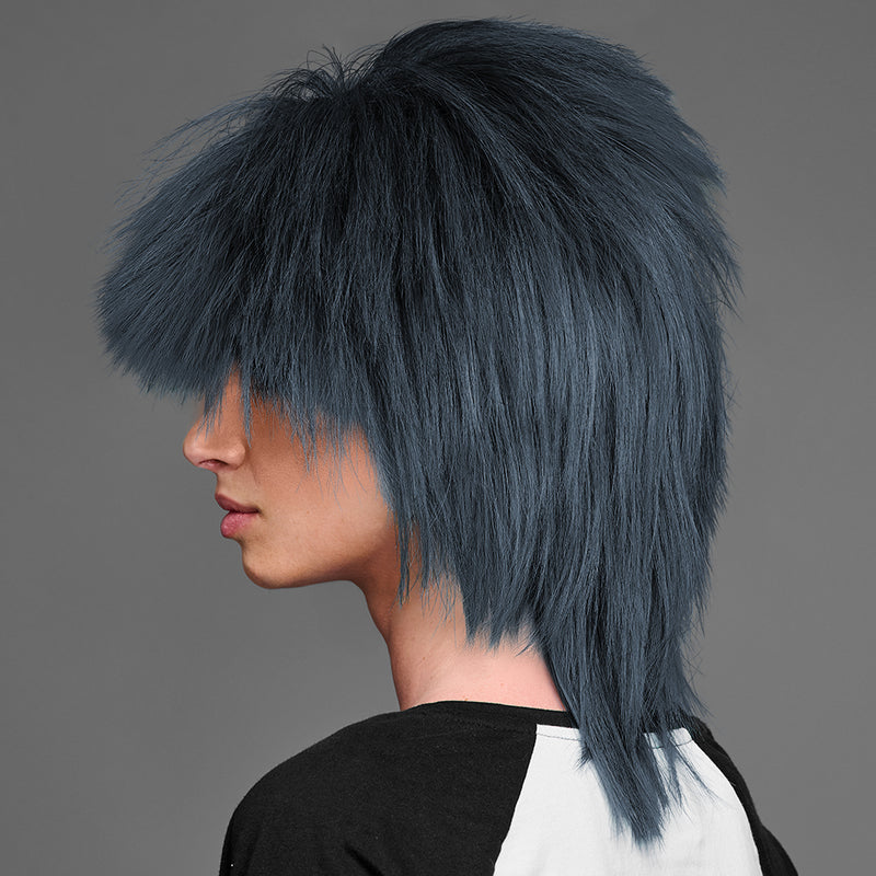 SPIRIT WEAR SPIKY SPIRIT WIG IN COLOR  GRAY 432