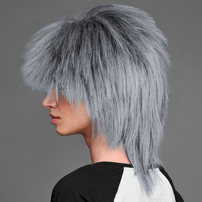 SPIRIT WEAR SPIKY SPIRIT WIG IN COLOR GRAY 9