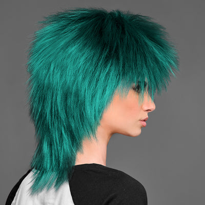 SPIRIT WEAR SPIKY SPIRIT WIG IN COLOR GREEN 330