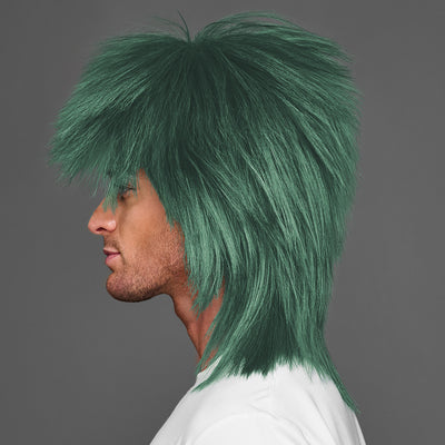 SPIRIT WEAR SPIKY SPIRIT WIG IN COLOR GREEN 3435