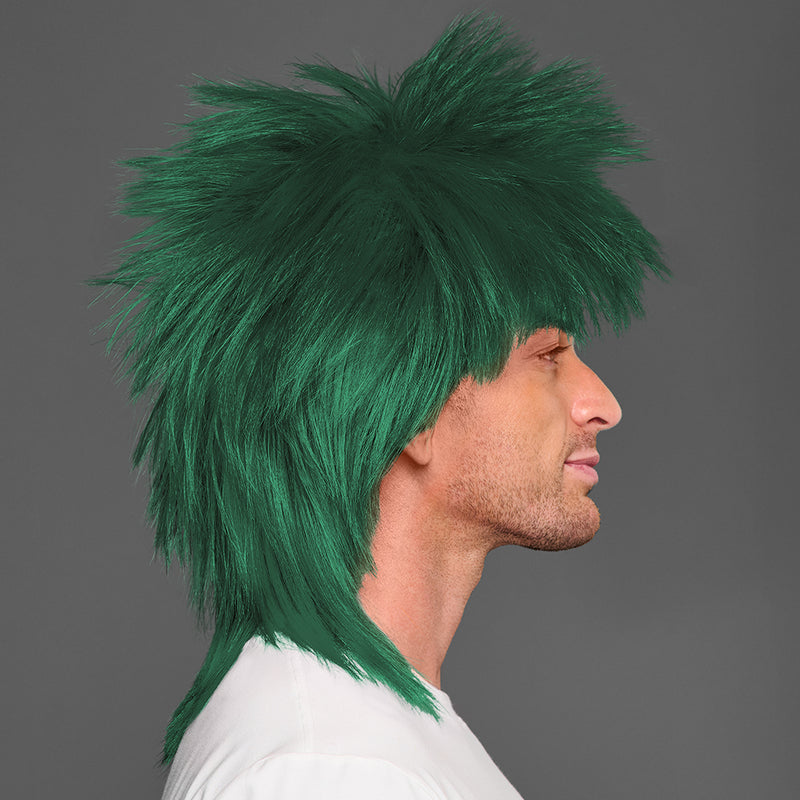 SPIRIT WEAR SPIKY SPIRIT WIG IN COLOR GREEN 3435