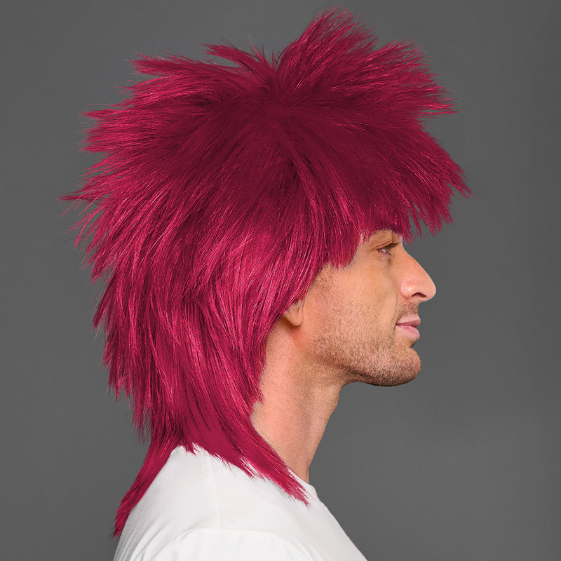 SPIRIT WEAR SPIKY SPIRIT WIG IN COLOR MAROON 208
