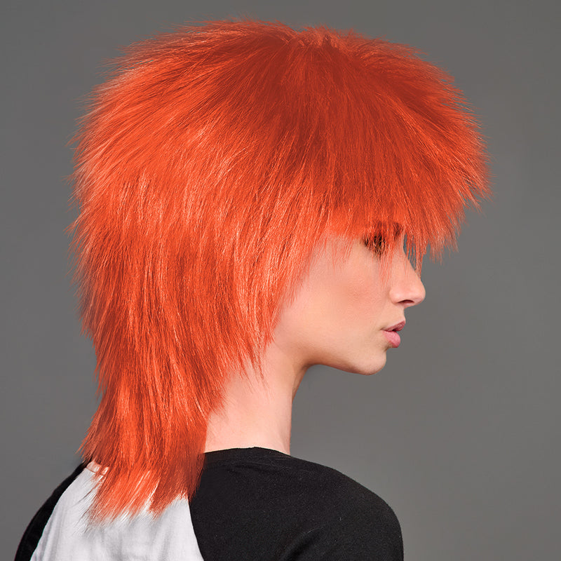 SPIRIT WEAR SPIKY SPIRIT WIG IN COLOR ORANGE 1665