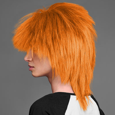 SPIRIT WEAR SPIKY SPIRIT WIG IN COLOR ORANGE 158