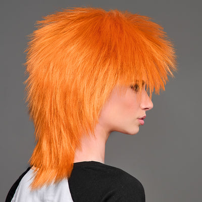 SPIRIT WEAR SPIKY SPIRIT WIG IN COLOR ORANGE 158
