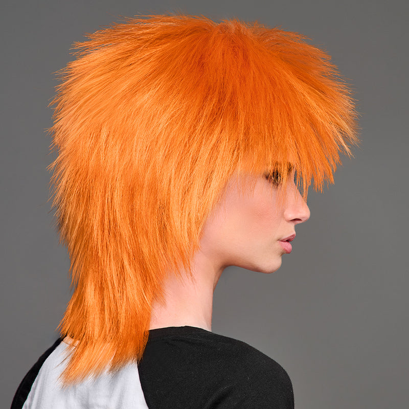 SPIRIT WEAR SPIKY SPIRIT WIG IN COLOR ORANGE 158