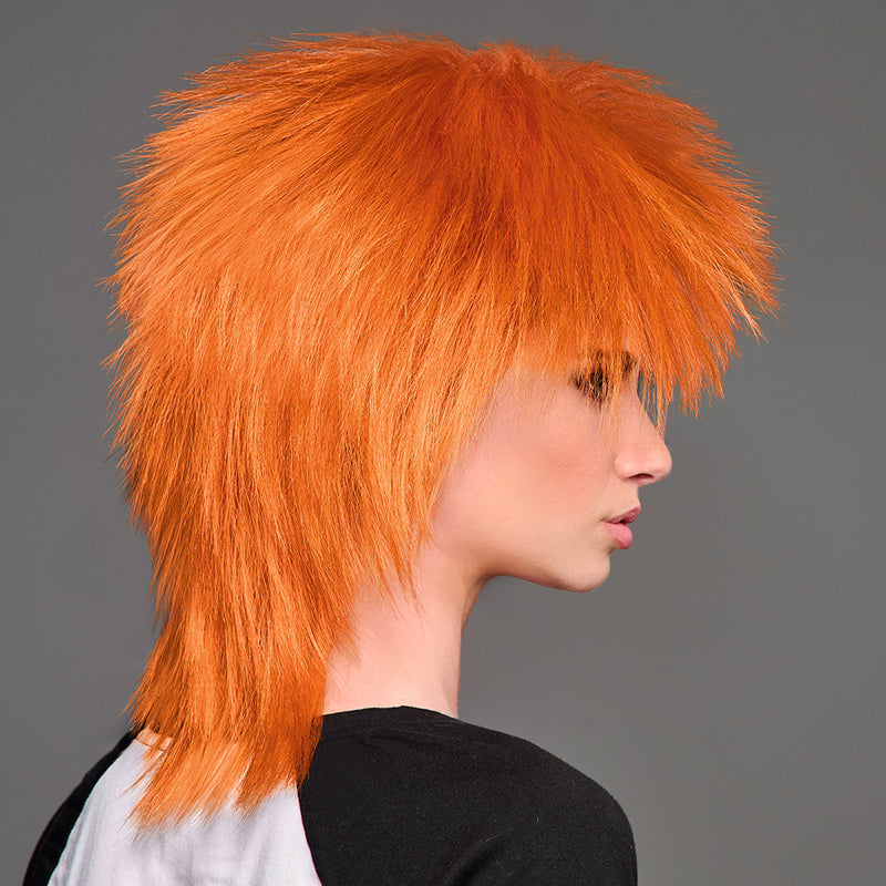 SPIRIT WEAR SPIKY SPIRIT WIG IN COLOR ORANGE 1595