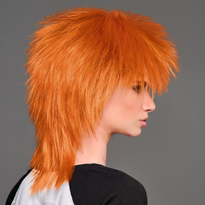 SPIRIT WEAR SPIKY SPIRIT WIG IN COLOR ORANGE 159