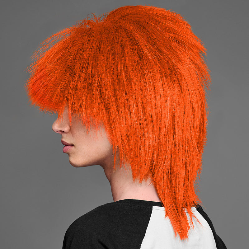 SPIRIT WEAR SPIKY SPIRIT WIG IN COLOR ORANGE 172