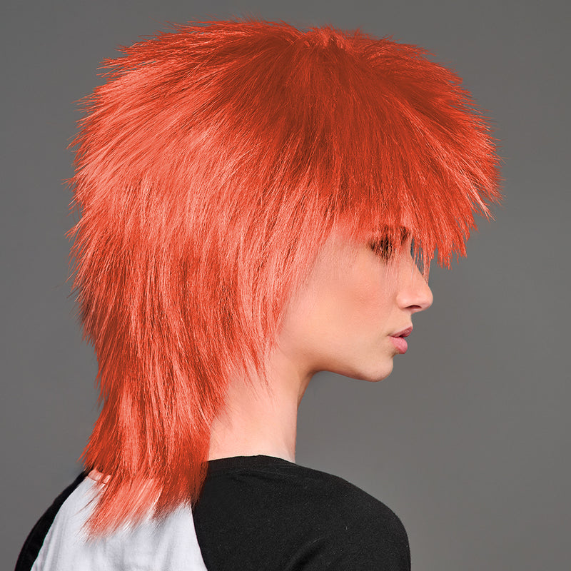 SPIRIT WEAR SPIKY SPIRIT WIG IN COLOR ORANGE 7417