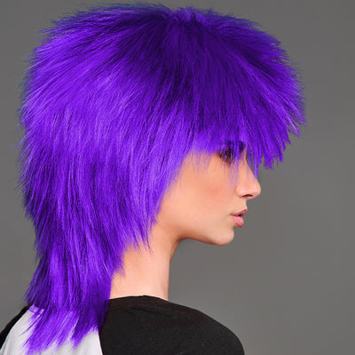 SPIRIT WEAR SPIKY SPIRIT WIG IN COLOR PURPLE 2685