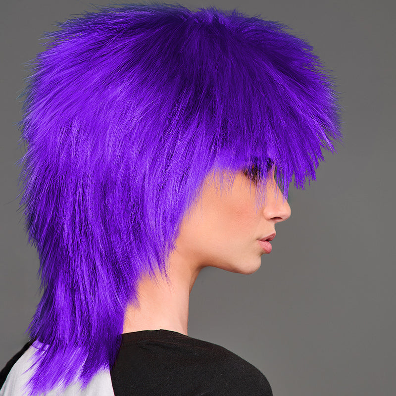 SPIRIT WEAR SPIKY SPIRIT WIG IN COLOR PURPLE 2685