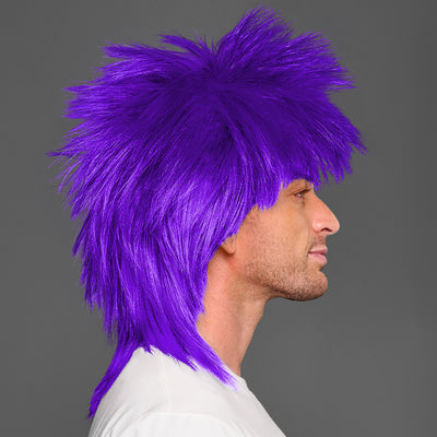SPIRIT WEAR SPIKY SPIRIT WIG IN COLOR PURPLE 2685