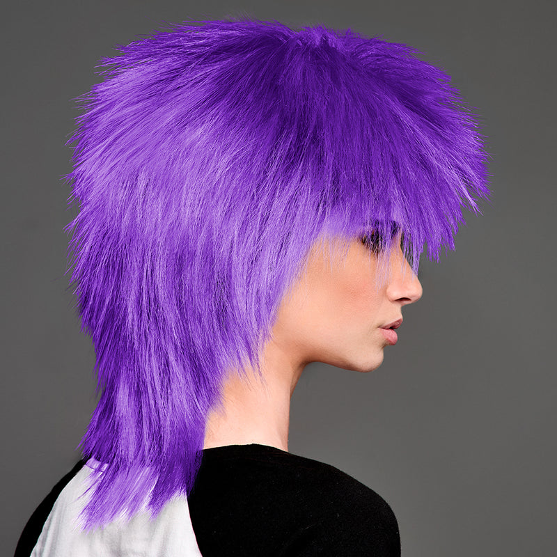 SPIRIT WEAR SPIKY SPIRIT WIG IN COLOR PURPLE 268