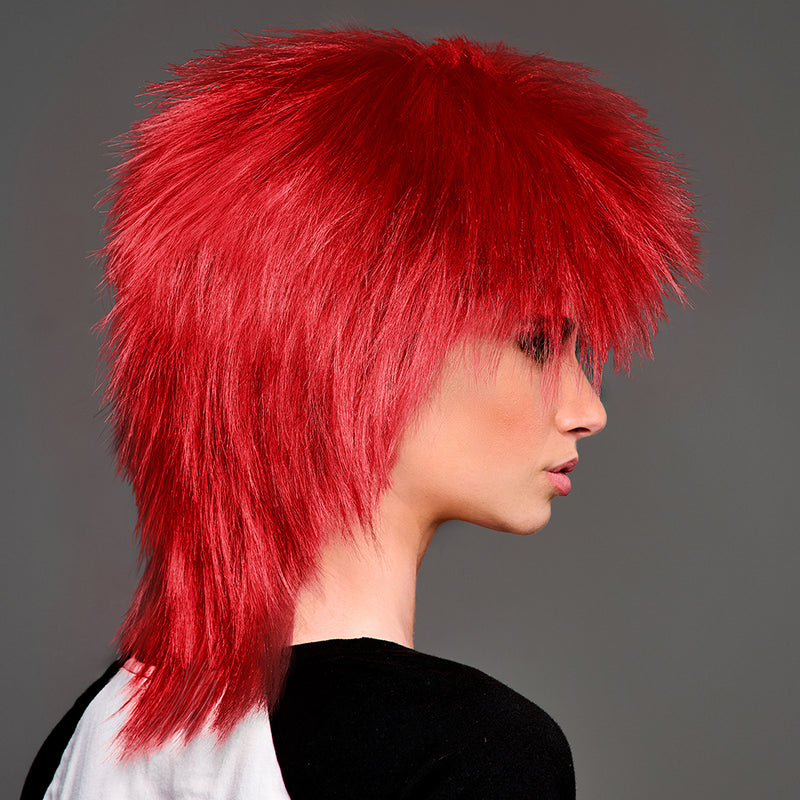 SPIRIT WEAR SPIKY SPIRIT WIG IN COLOR RED 1797