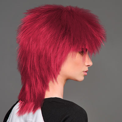 SPIRIT WEAR SPIKY SPIRIT WIG IN COLOR RED 7427