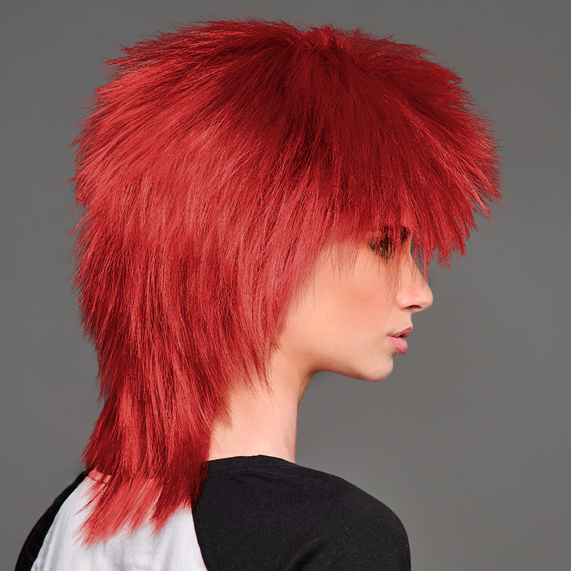 SPIRIT WEAR SPIKY SPIRIT WIG IN COLOR RED 7622