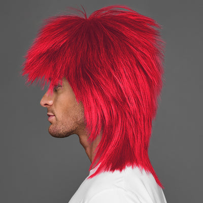 SPIRIT WEAR SPIKY SPIRIT WIG IN COLOR  RED 186