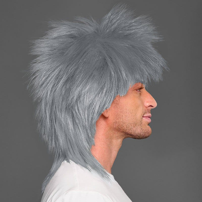 SPIRIT WEAR SPIKY SPIRIT WIG IN COLOR SILVER 877
