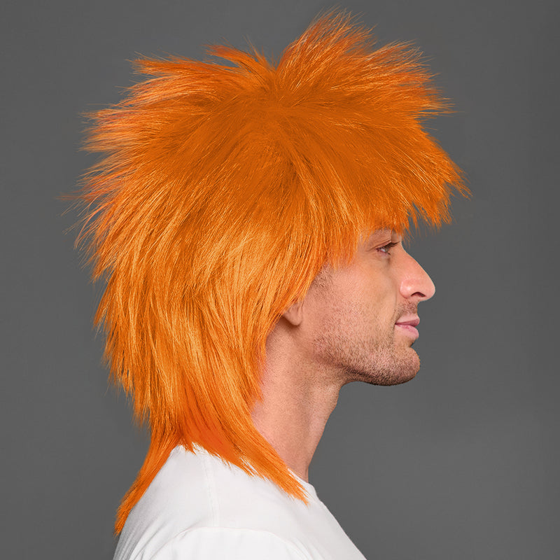 SPIRIT WEAR SPIKY SPIRIT WIG IN COLOR ORANGE 151