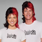 SPIRIT WEAR MVP MULLET WIG IN COLOR BLUE 5395 & RED 197