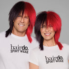 SPIRIT WEAR SPIKY SPIRIT WIG IN COLOR BLUE 5395 & RED 187
