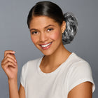 SPIRIT WEAR HAIR WRAP IN COLOR SILVER SHIMMER