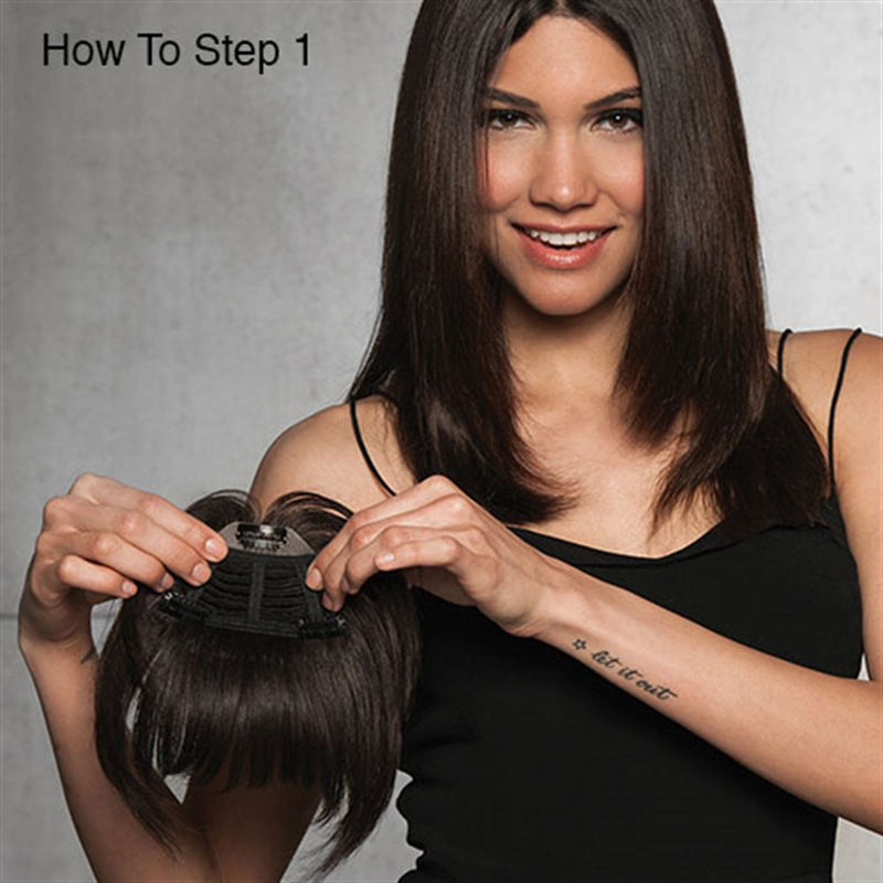 HUMAN HAIR CLIP IN BANG - TWC- The Wig Company