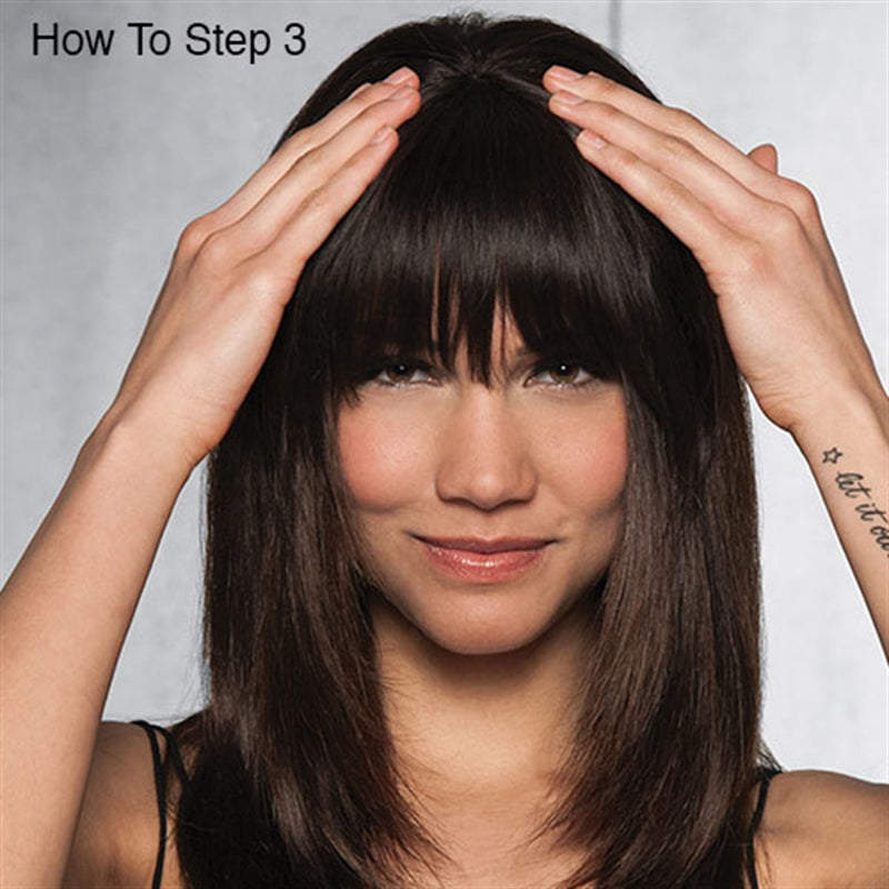 HUMAN HAIR CLIP IN BANG - TWC- The Wig Company