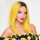 Woman wearing Its Always Sunny Wig - View from the front