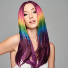 Woman wearing Party All Night Wig - View from the front