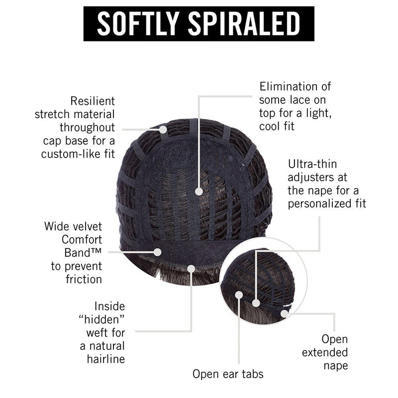 SOFTLY SPIRALED WIG - TWC- The Wig Company